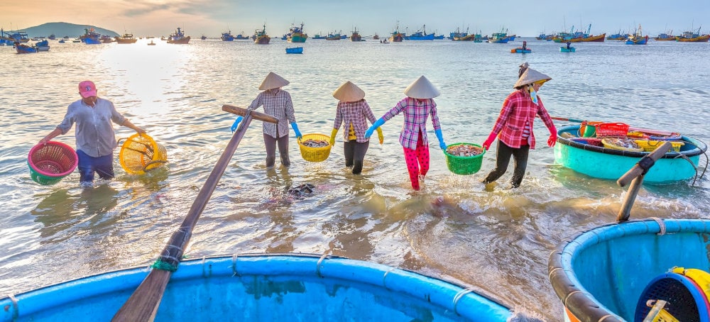 Cuộc sống dân dã bình yên ở làng chài tại bãi biển Đá Nhảy Quảng Bình